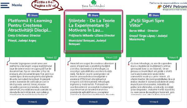 Laurienii din Botoşani aşteaptă votul tău pentru o educaţie modernă, aplicată şi branşată la realitate