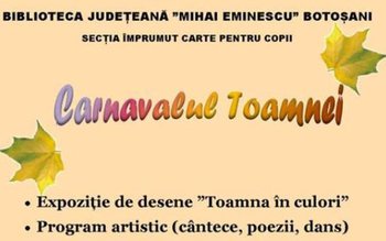 Carnavalul Toamnei revine la Biblioteca …