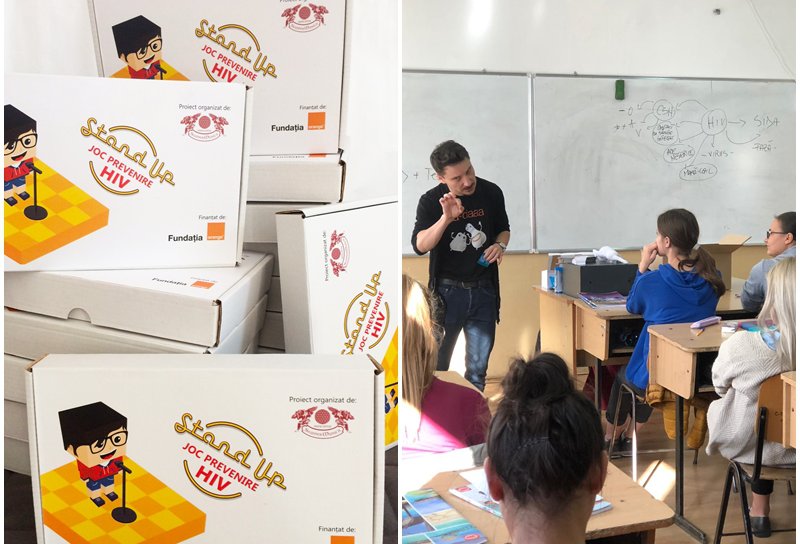 Șase licee din Moldova învață despre HIV prin jocuri educaționale