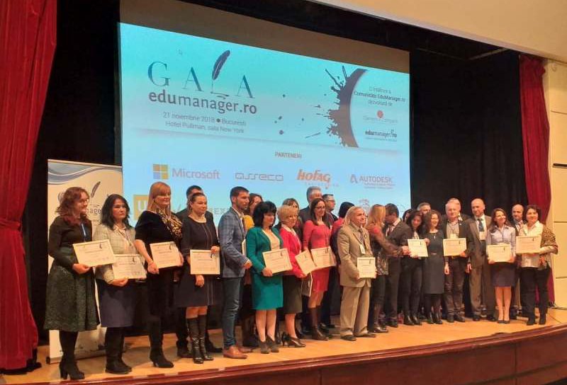Un proiect al Laurianului premiat la Gala Naţională a „Edumanager” - FOTO