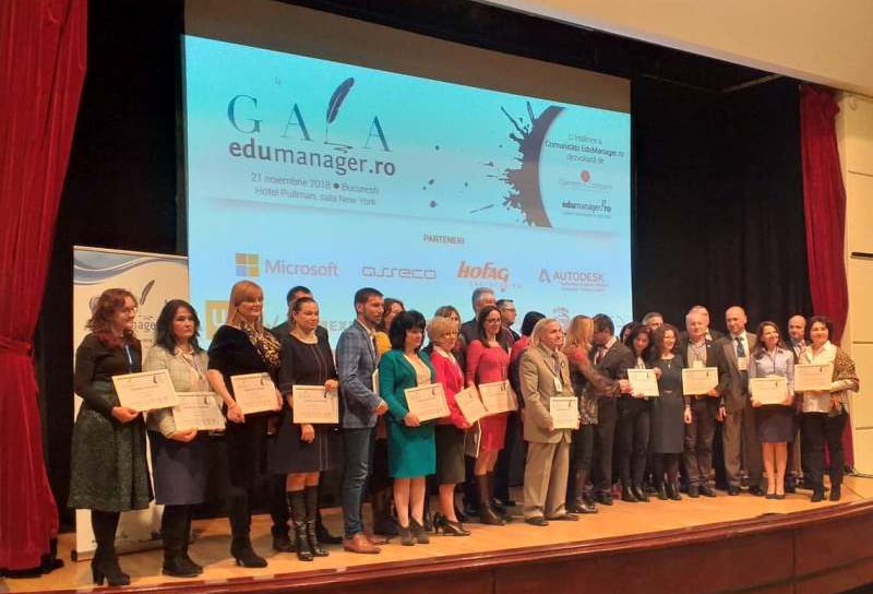 Un proiect al Laurianului premiat la Gala Naţională a „Edumanager” - FOTO