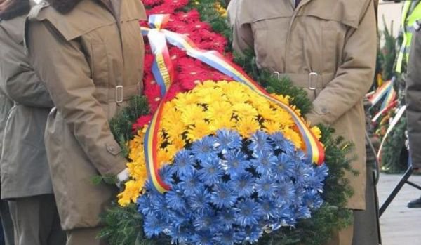 Ceremonie militară la Botoșani, pentru bustul col. Victor Tomoroveanu