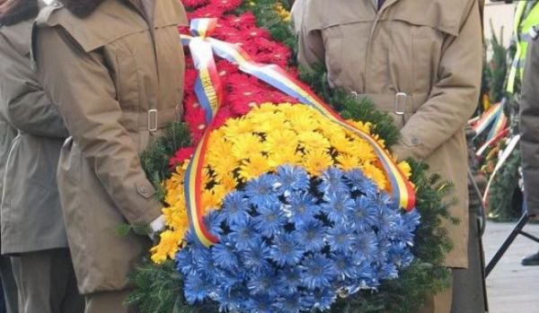 Ceremonie militară la Botoșani, pentru bustul col. Victor Tomoroveanu