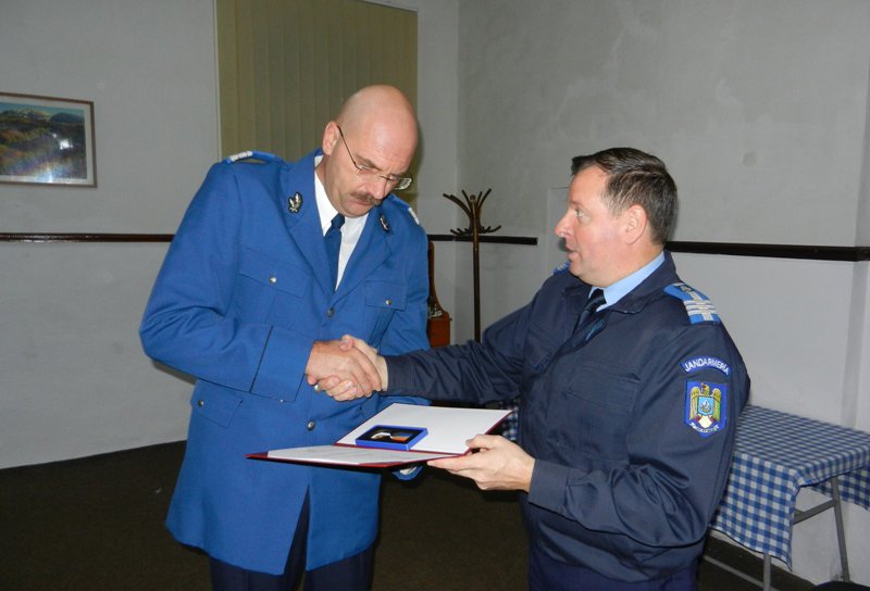 Jandarm botoşănean recompensat de conducerea Ministerului Afacerilor Interne - FOTO