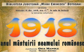 „1918 – anul mântuirii neamului …