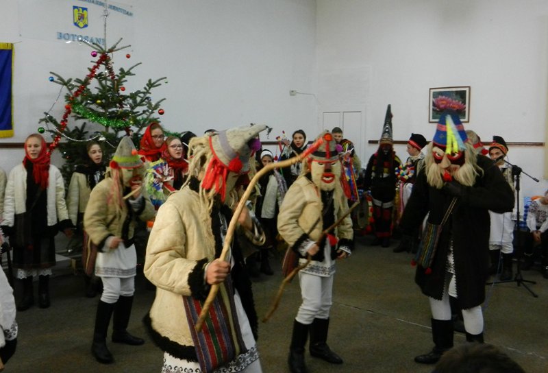 Colindători la Jandarmeria Botoșani - FOTO