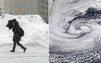 Vremea se schimbă dramatic. Vortexul …