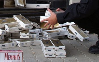 Ţigări de contrabandă confiscate de …