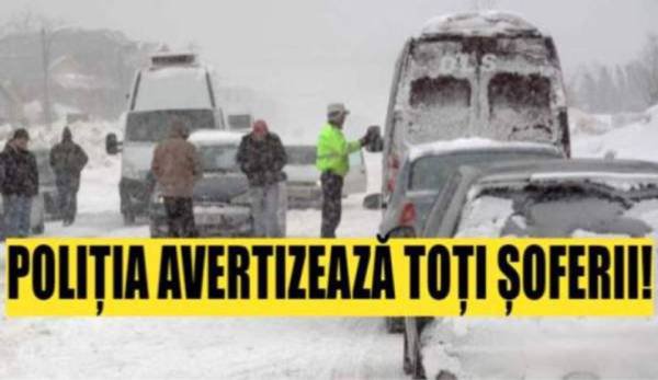 10 echipaje de poliţie rutieră vor acţiona pe raza judeţului Botoșani în aceste zile. Deplasări în siguranţă pe drumurile acoperite cu zăpadă