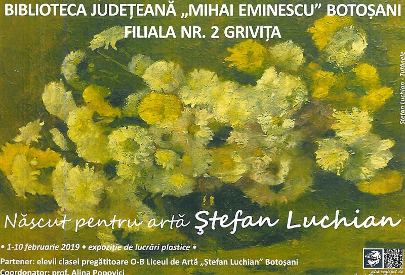 Expoziție de pictură dedicată lui Ștefan Luchian