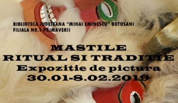 Măști de Anul Nou pictate de micuții de la Grădinița Nr. 6 Botoșani