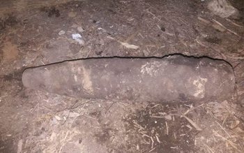 Obuz exploziv găsit în grădina …