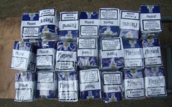 Ţigări de contrabandă confiscate de …
