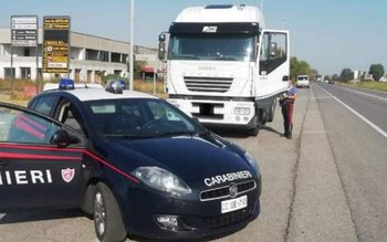 Şofer român de camion prins …