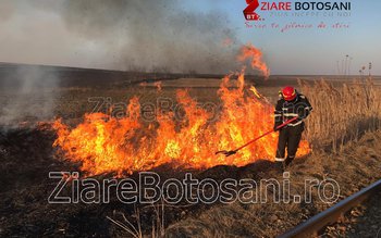 Focuri scăpate de sub control! …