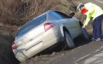 S-a urcat băut la volan …