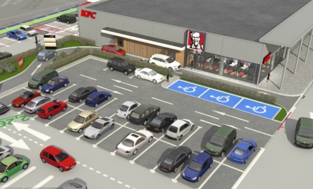Restaurantul KFC Botoșani se extinde! Se va construi o linie de tip „drive”