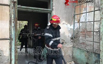 Incendiu într-o clădire dezafectată din …