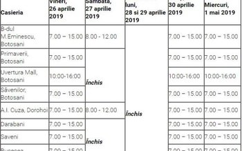 Program SPECIAL de Paşti şi …