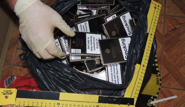 Ţigări de contrabandă confiscate de poliţiştii din Ștefănești