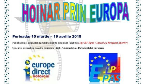 Activități ale Centrului Europe direct Botoșani pentru marcarea Zilei Europei 2019. Luna mai - luna alegerilor europarlamentare