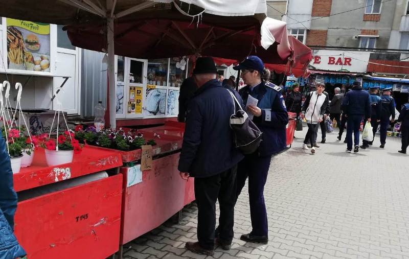 Acţiune organizată de poliţişti pe raza municipiului Botoşani - FOTO