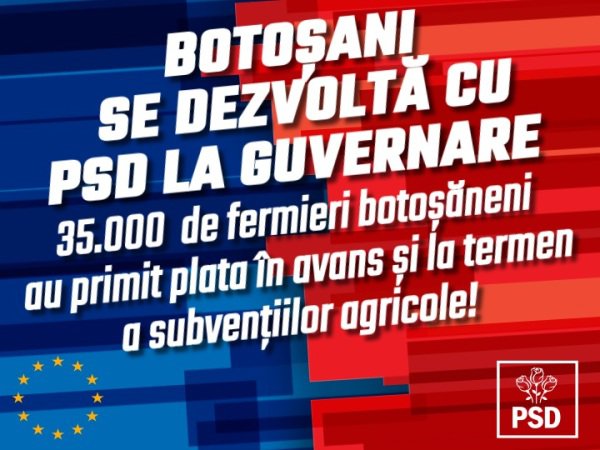 Botoșănenii merită să știe care este diferența dintre candidații PSD și cei ai PNL la Alegerile Europarlamentare