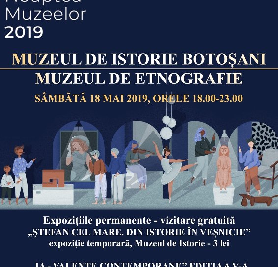 Muzeul Judeţean Botoşani organizează Noaptea Muzeelor