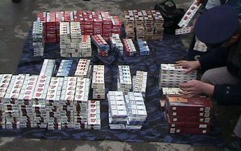 Ţigări de contrabandă de provenienţă …
