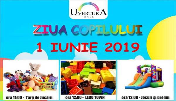 1 Iunie o zi plină de aventuri și surprize la Uvertura Mall