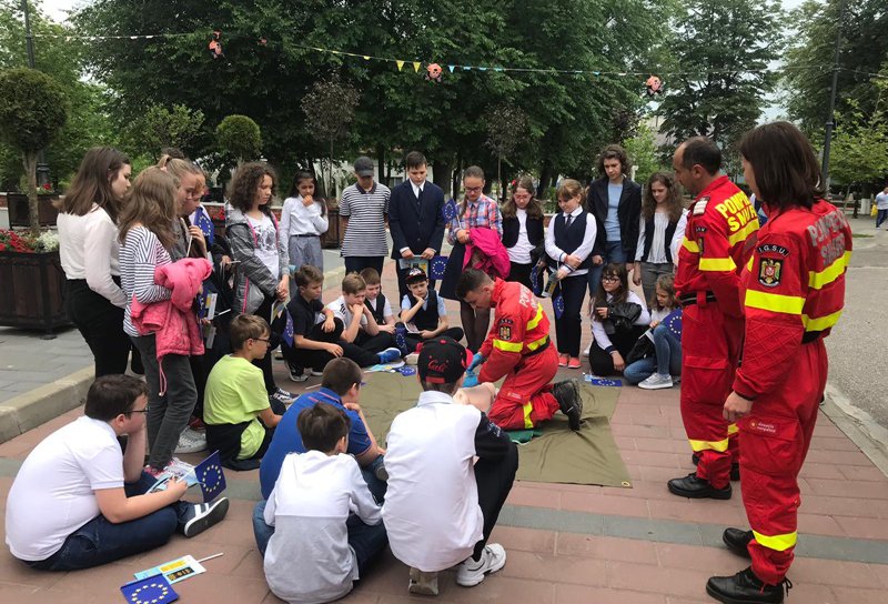 Caravana SMURD „Fii pregătit!” a fost la Dorohoi - FOTO