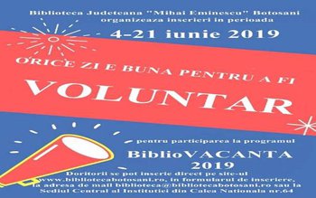 Fii voluntar în cadrul proiectului …