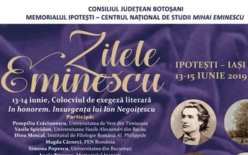 Zilele Eminescu, ediția iunie 2019, …