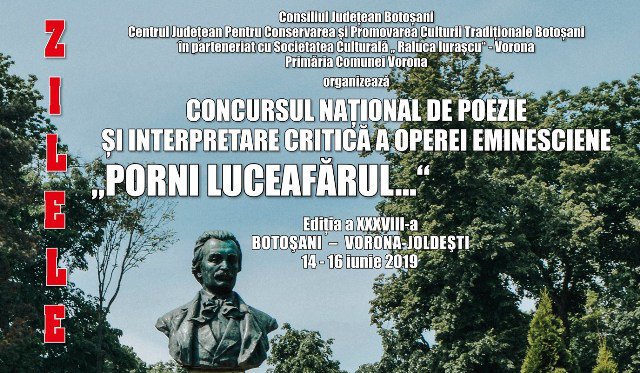 Concursul Național de Poezie și Interpretare Critică a Operei Eminesciene „Porni Luceafărul…”, ediţia a XXXVIII-a