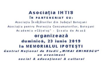 Eveniment social-educațional-cultural la Ipotești „Comori …