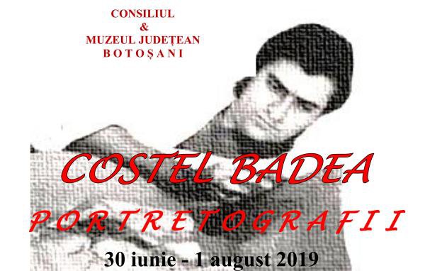 Costel Badea – Portretografii: Expoziție deschisă la Galeriile de Artă „Ștefan Luchianˮ Botoșani