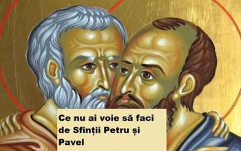 SFINȚII PETRU ȘI PAVEL. Tradiții, …