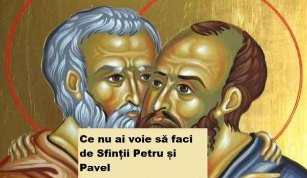 SFINȚII PETRU ȘI PAVEL. Tradiții, superstiții și obiceiuri. De ce nu au voie femeile să mănânce deloc mere pe 29 iunie