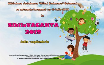 Înscrierile la Biblio Vacanța 2019 …