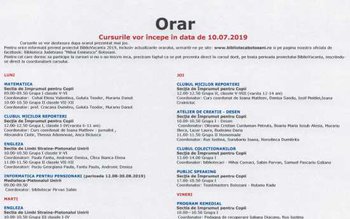 Biblioteca Județeană Botoșani dă START …