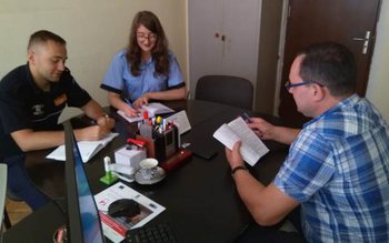 Studenți ai Academiei de Poliție …