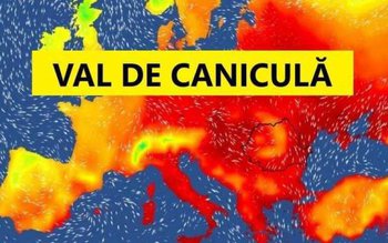 Canicula se deplaseză spre nordul …