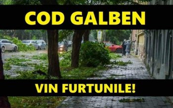 Avertizare meteo COD GALBEN de …