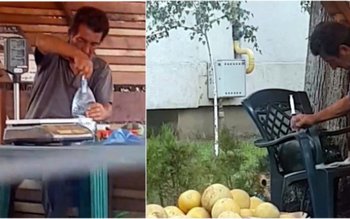 Imagini revoltătoare. Un bărbat injectează …