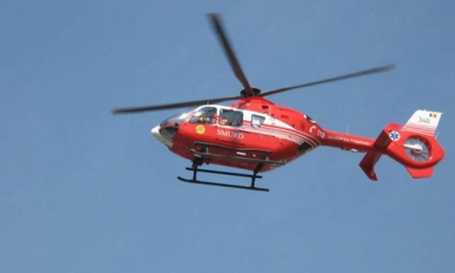 Elicopterul SMURD chemat la Dorohoi pentru victima accidentului de la Hilișeu