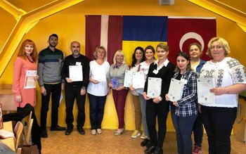 Profesorii albeşteni la a patra …