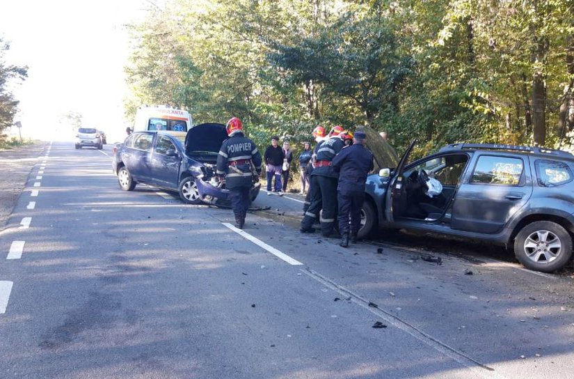 Accident pe DN29B, Botoșani-Dorohoi! O persoană a fost rănită după manevra unui șofer imprudent