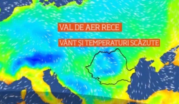 Valul de aer polar a intrat în România. Se face foarte frig
