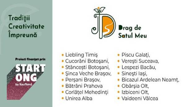 „Drag de satul meu” proiect cultural implementat în două localități din județul Botoșani
