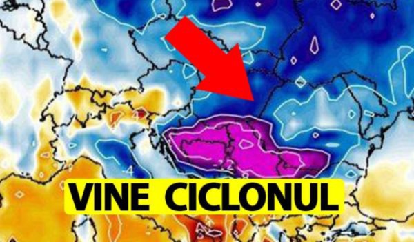 ANM e în alertă! Un ciclon se apropie de România! Când se va strica vremea